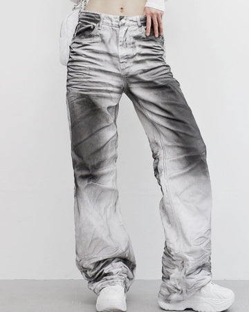 Amane Washing Denim Pants